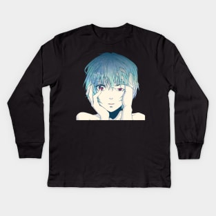 Rei Ayanami Kids Long Sleeve T-Shirt